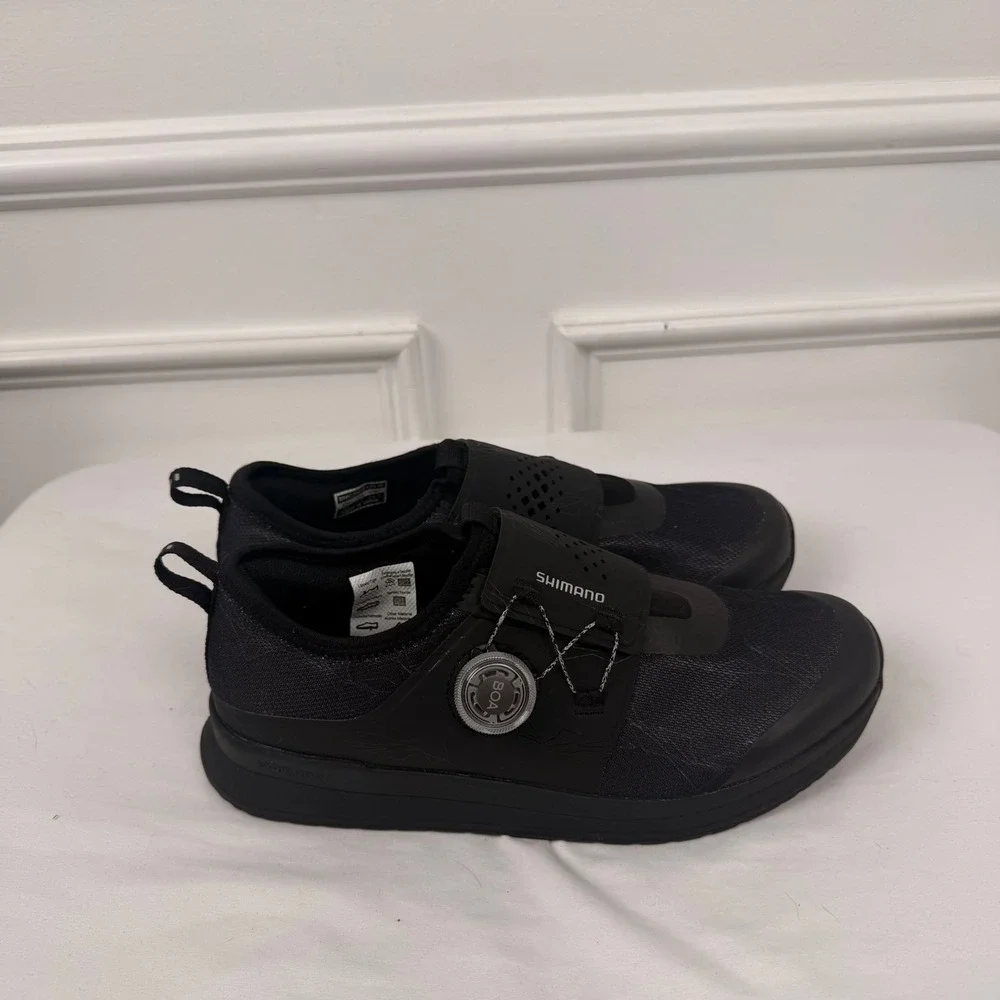 Shimano IC3 Women Black Indoor Cycling Shoes BOA Closure Size 39 US 7.2